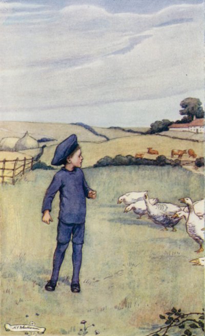 Escena de The Slowcoach, por Edward Verrall Lucas de Mary V. Wheelhouse